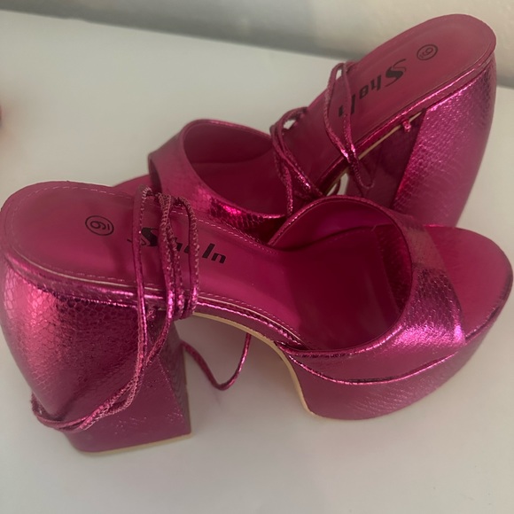 shein pink platform heels - Picture 1 of 2